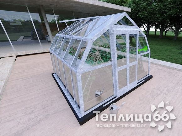 Теплица Рада Нева под стекло, ширина 2.65 метра (Калькулятор теплицы)